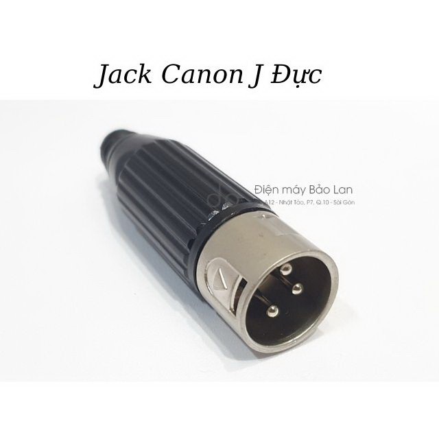 Jack Canon Chữ J , Màu Đen , Hàng Loại 1, Chất Liệu Từ Hợp KIm Cao Cấp , Bảo Hành 6 Tháng