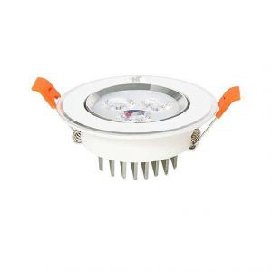 ĐÈN LED ÂM TRẦN MẮT ẾCH 3W,7W ,12W HT CAO CẤP,SƠN TĨNH ĐIỆN