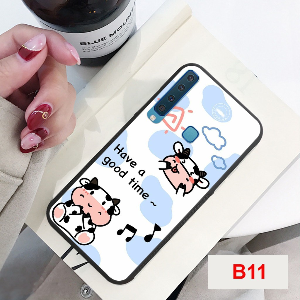 ỐP LƯNG SAMSUNG A9 2018-SAMSUNG A7 2018 HÌNH BÒ SỮA COWN SIÊU ĐÁNG YÊU VỚI NHIỀU HỌA TIẾT