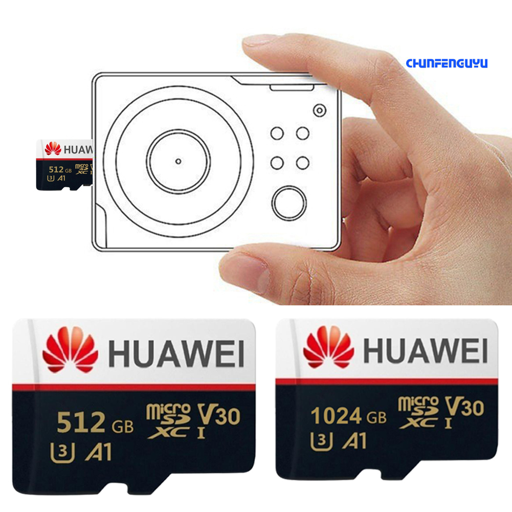 Thẻ Nhớ Kĩ Thuật Số Chunfengu ° Hua Wei 512G / 1T U3 Tf Dành Cho Điện Thoại, Máy Tính Bảng