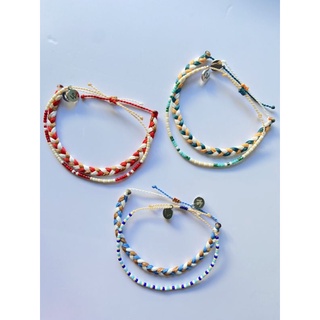 [Whiteline] Vòng tay Braided Mộc (có size Chân)
