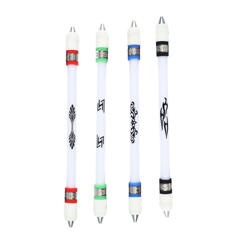 Goo Đồ Chơi Bút Xoay Phủ Ngón Tay Phát Sáng Trong Bóng Tối Chống Trượt Giải Trí