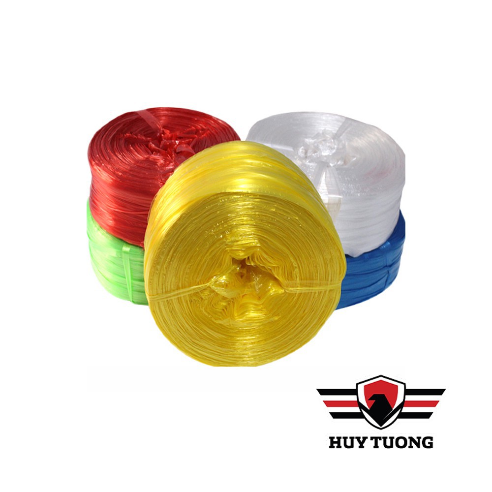 Cuộn dây nilong trắng không mùi , dây dai, có thể thay thế dây lạt gói bánh ( Cuộn 800g ) - Gia dụng 24h