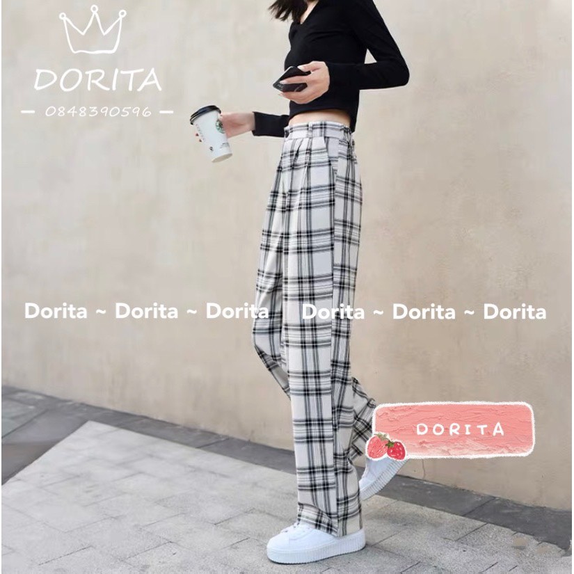 [Ảnh thật/Video] Quần culottes ống suông, Quần siêu hách dáng 2021 - Dorita Boutique