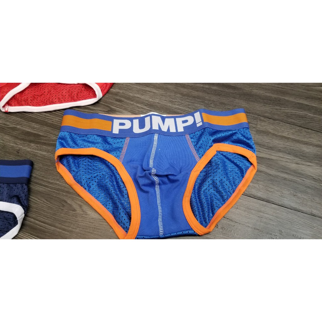 [free ship 50k + che tên đơn hàng] quần lót nam, quần lót tam giác in chữ pump đẹp nhiều màu và size