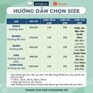 Bộ ga gối cotton lá khoai, bộ ga giường mát mịn bo chun miễn phí