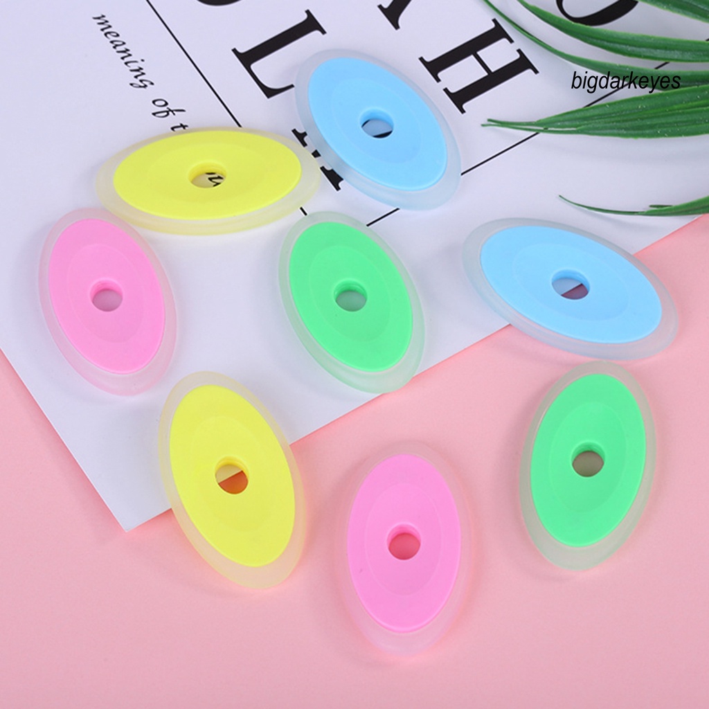 Gôm Tẩy Bút Chì Bằng Silicon Mềm Hình Oval Siêu Nhẹ Cho Trường Học