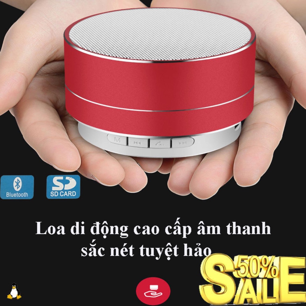 Loa Phat Nhac Qua Bluetooth_Loa Bluetooth Speaker A10  Cao Cấp Cực Hot Mẫu Mã Cực Đẹp Và Vỏ Nhôm