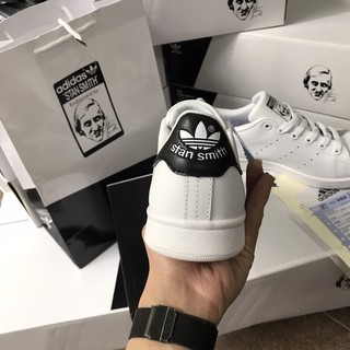 (Full Phụ Kiện + Box Bảo Vệ ) Giày Stan Smith gót đen 1;1