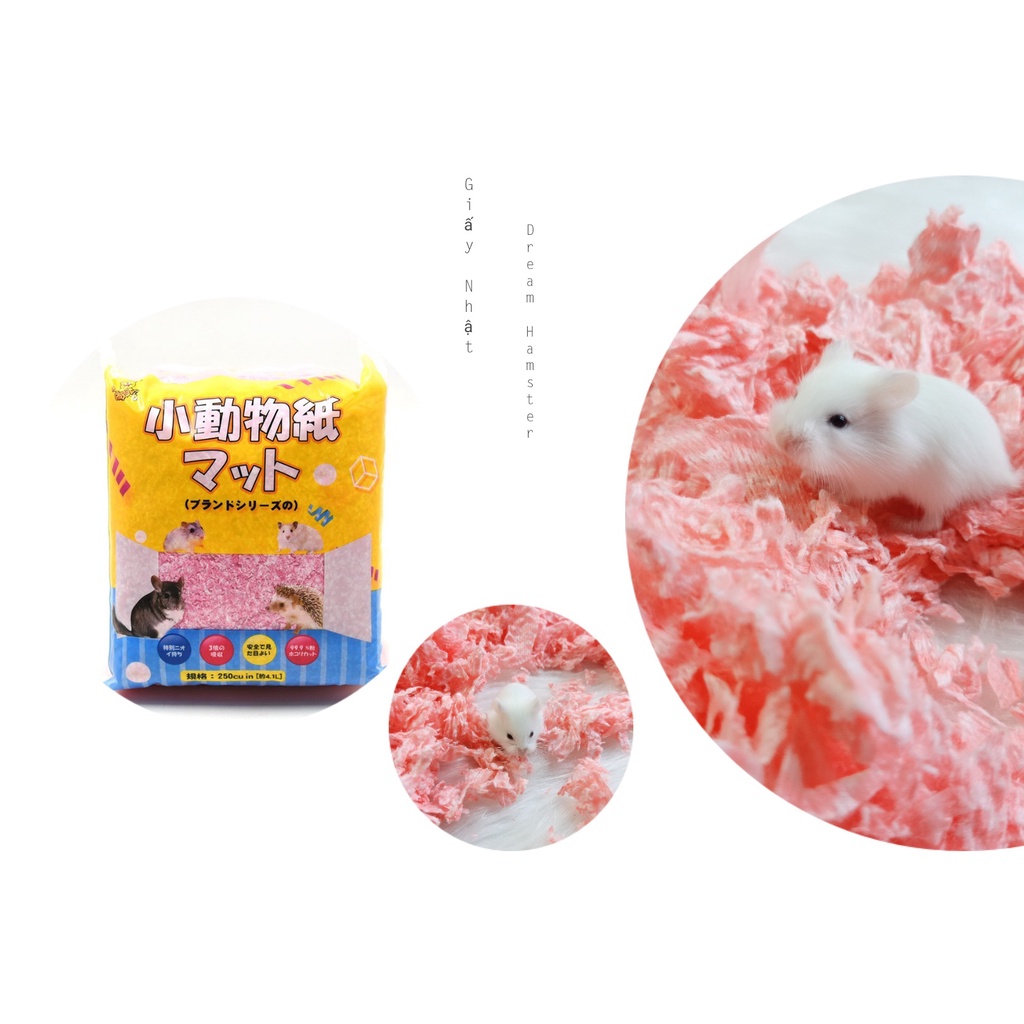 Giấy Nhật (Happy) lót chuồng không bụi cho Hamster, động vật nhỏ khác