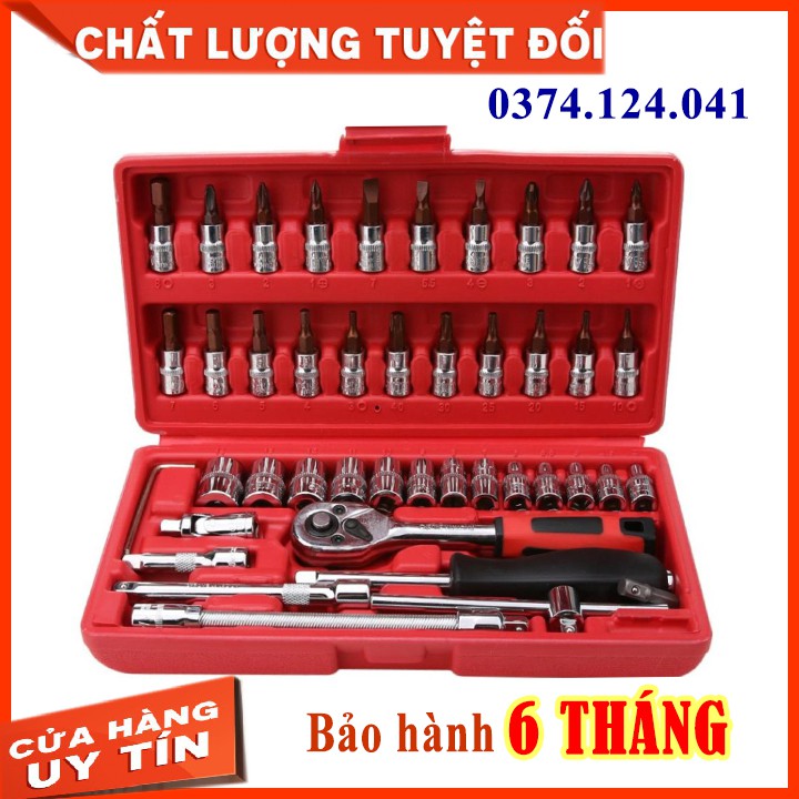 [TRỢ GIÁ ] Bộ Dụng Cụ Sửa Chữa Đa Năng 46 Chi Tiết ( Hàng Nhập Khẩu Giá Tốt)