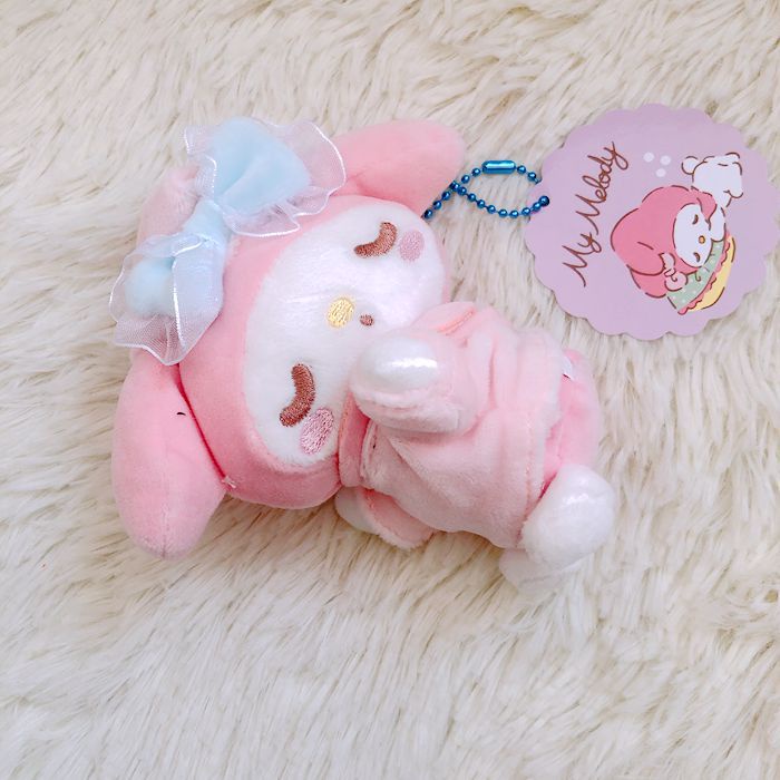 SANRIO Móc Khóa Búp Bê Nhồi Bông Dễ Thương