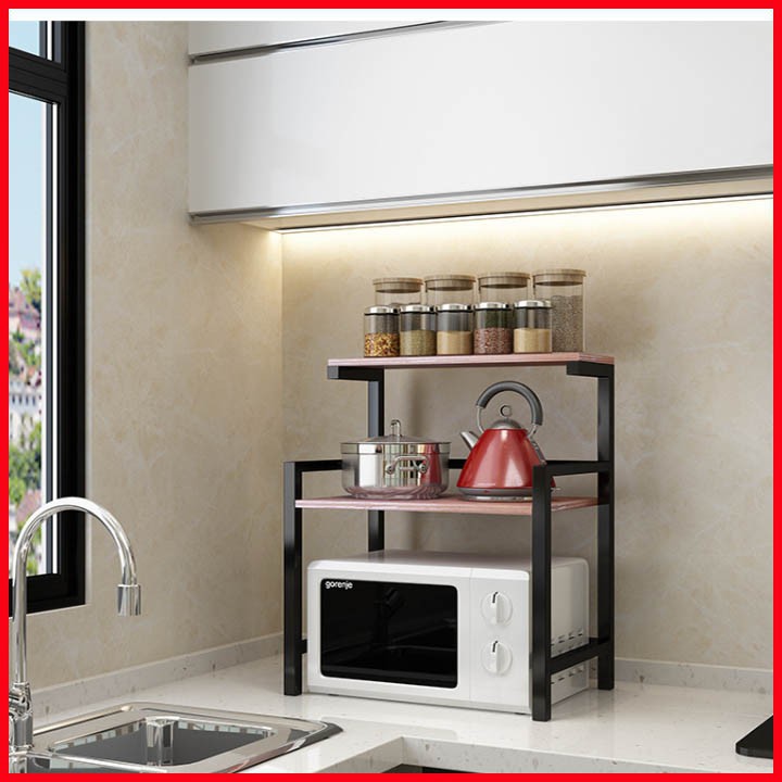 Kệ lò vi sóng 2 tầng lửng khung thép - Kệ để lò vi sóng , lò nướng | BigBuy360 - bigbuy360.vn
