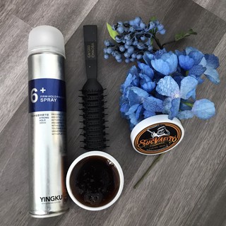 Gôm Xịt Tóc Spray 6+Sáp Vuốt Tóc Suavecito Firme Hold Pomade