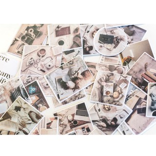 Gói 60 miếng sticker phong cảnh theo gam màu