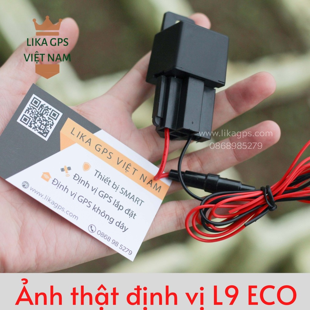 Thiết bị định vị xe máy ô tô LIKA L9 ECO, bảo hành 12 tháng (VT02, VT05, Smartmotor, protrack, wetrack lite, A8)