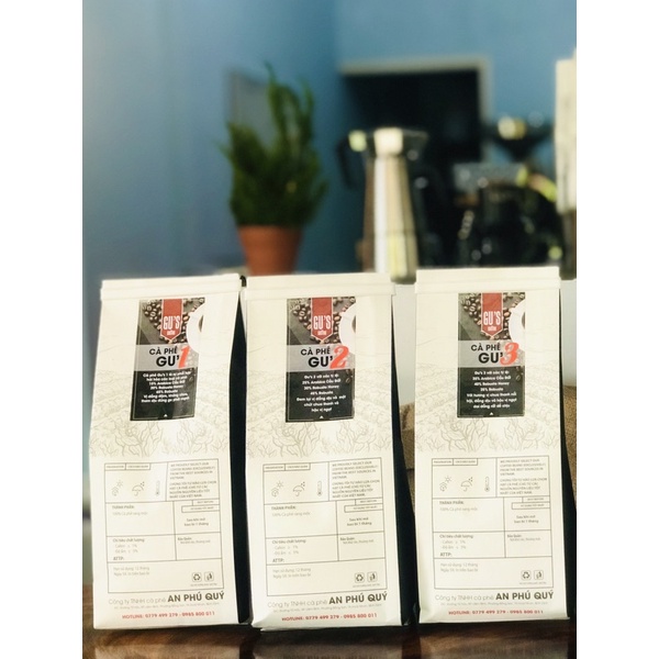Cà phê nguyên chất Gu's 2 - Cafe rang mộc pha phin gói 500gr - Gucoffee | BigBuy360 - bigbuy360.vn