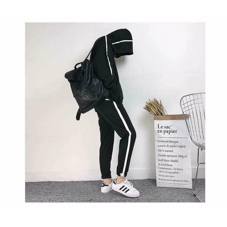 Quần DÀI 1 sọc SUÔNG - PANTS 1 LINE Ulzzang UNISEX 1hitshop