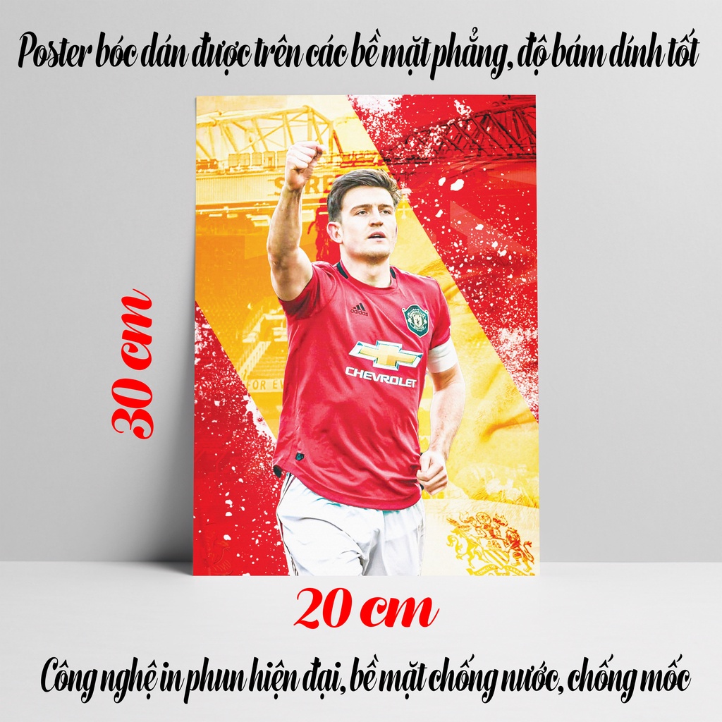 Poster Harry Maguire, Ảnh Dán Tường Harry Maguire Cực Đẹp, Poster Bóng Đá Có In Theo Yêu Cầu