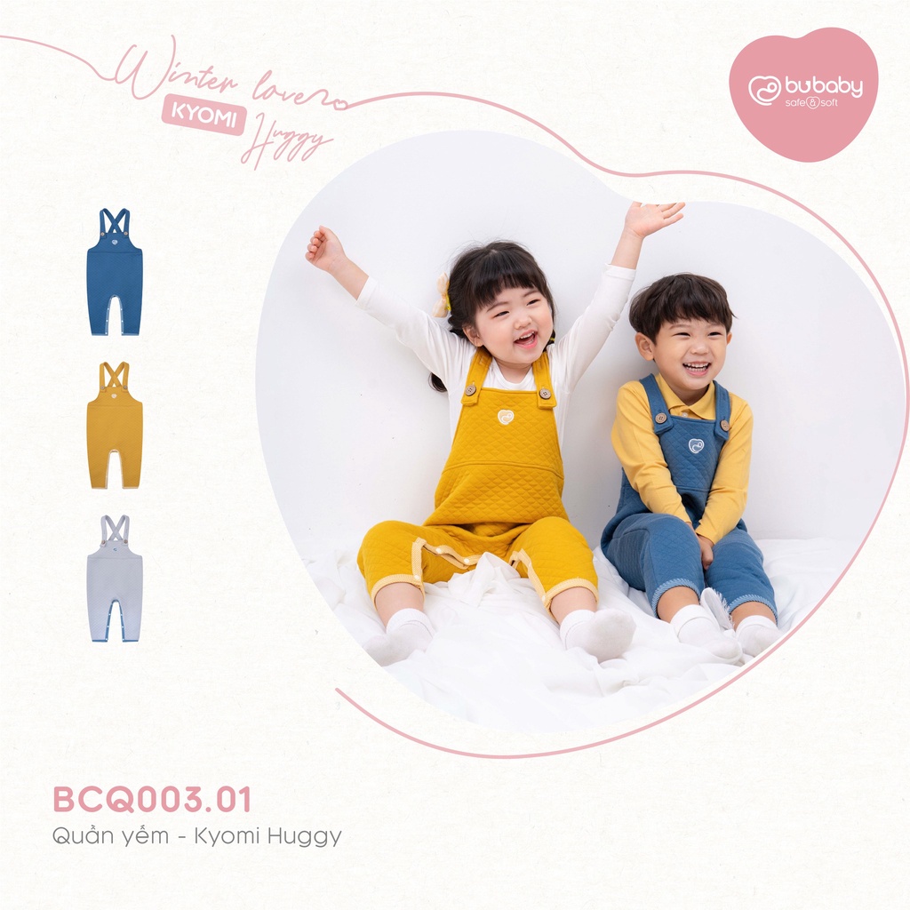 Quần yếm cho bé Bu Kyomi Huggy 9m - 4Y