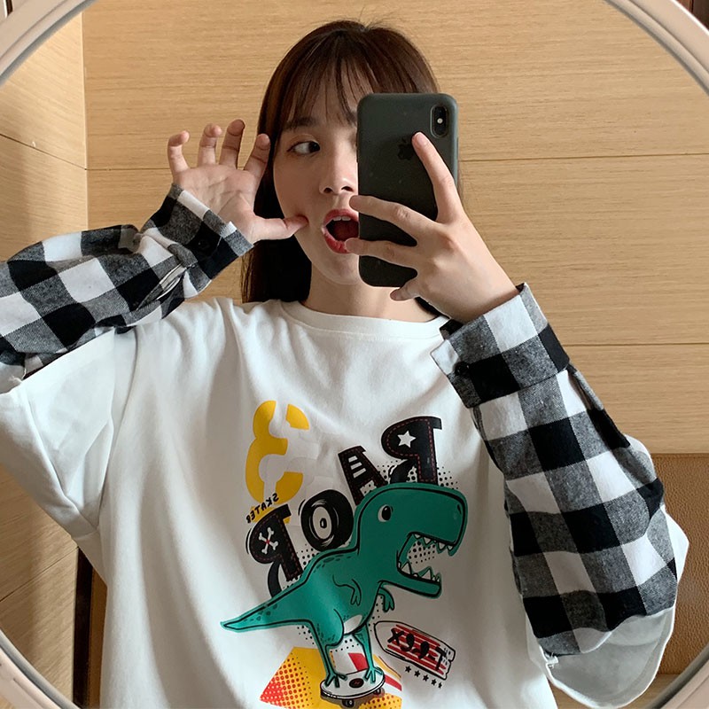 Áo Khoác Dáng Rộng Thời Trang Mùa Xuân Hàn Quốc 2020