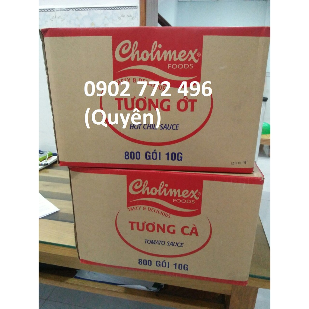 2 thùng tương cà + ớt