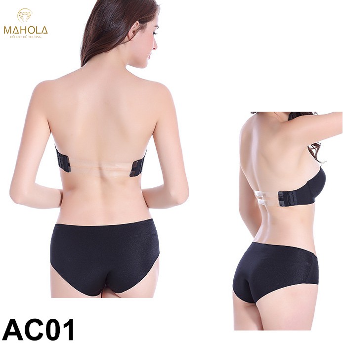 Áo ngực đúc su quai trong cao cấp chống tụt Mahola AC01