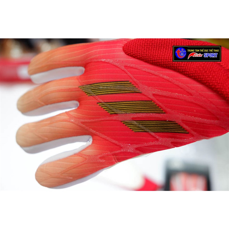 Găng Tay thủ môn  X GL PRO (không xương) - ĐỎ CAM(size 8-9-10)