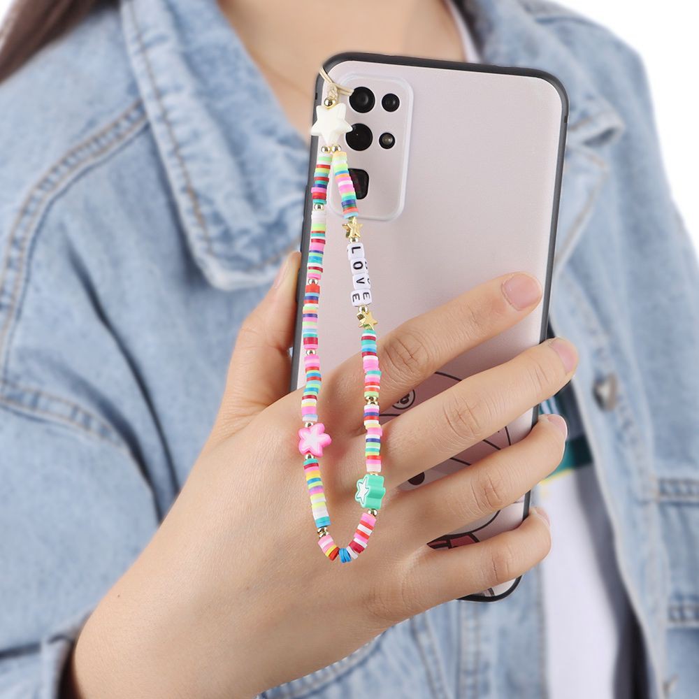 MAGIC New Strap Lanyard Women|Beads Chain Mobile Phone Chain Anti-lost Colorful Hanging Cord Decoration Mobile Phone Rope