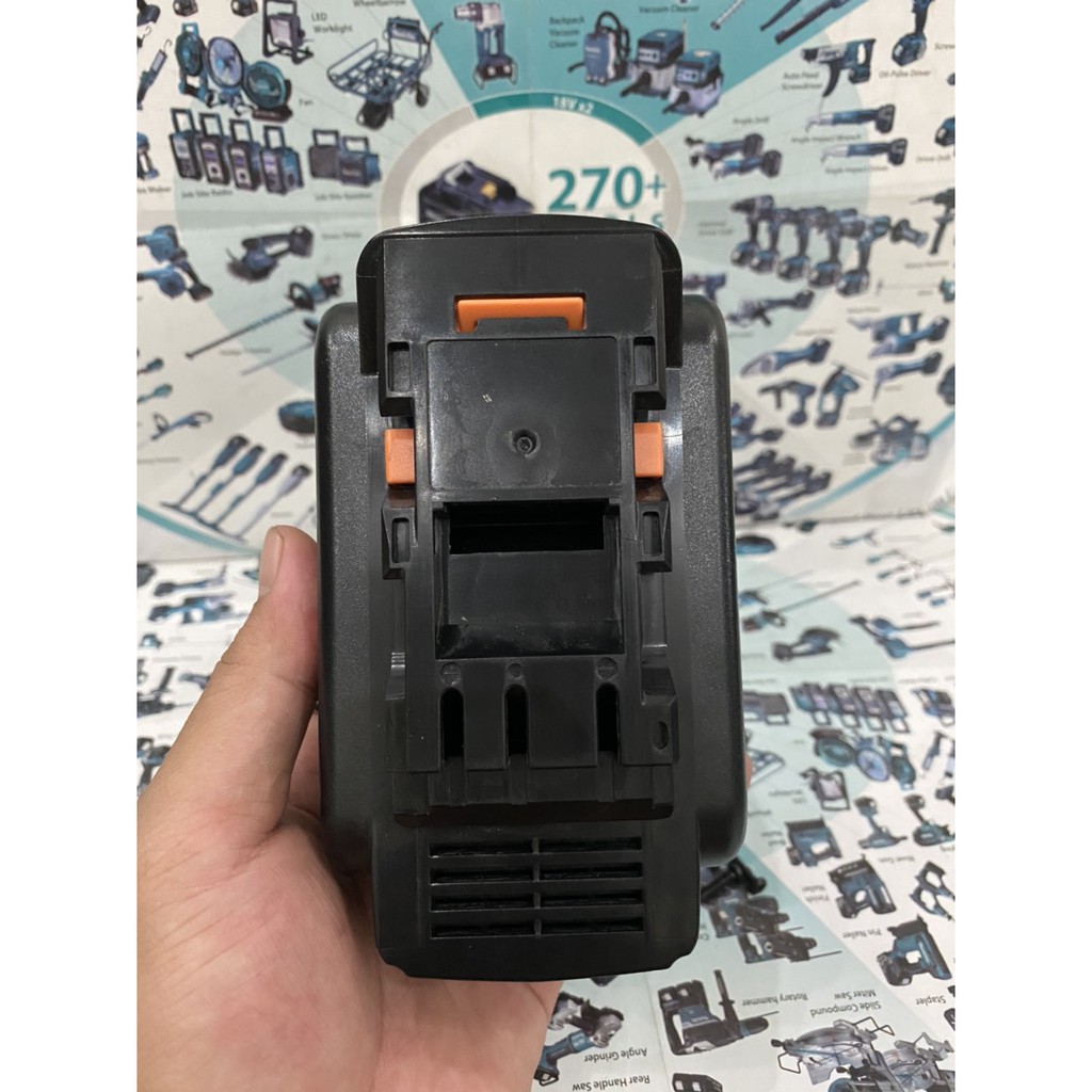 Bộ vỏ mạch pin Panasonic 18V 2 hàng, nhận sạc zin hệ 80. BN.