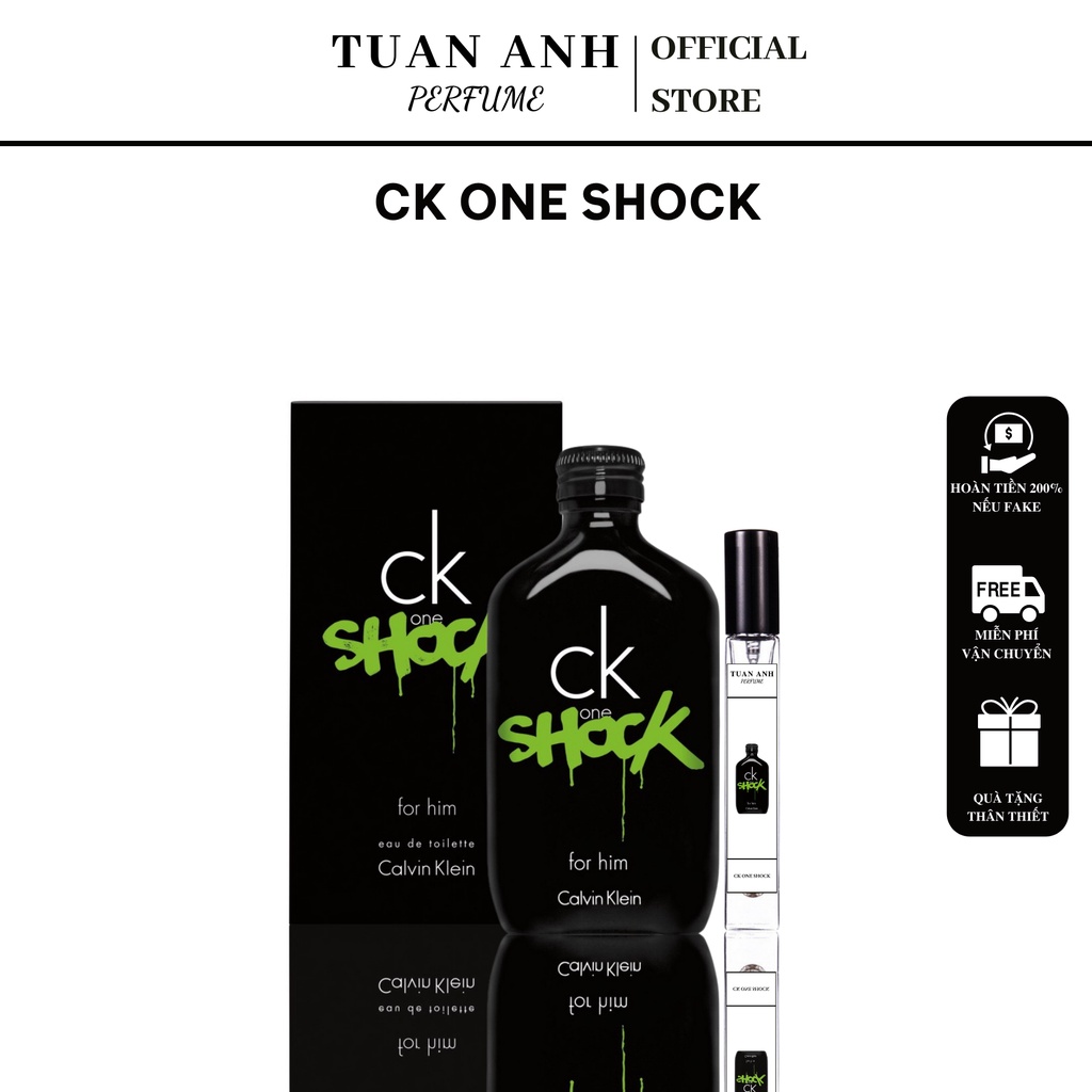 Nước hoa nam chính hãng thơm lâu Calvin Klein CK One Shock cao cấp TUANANHPERFUME