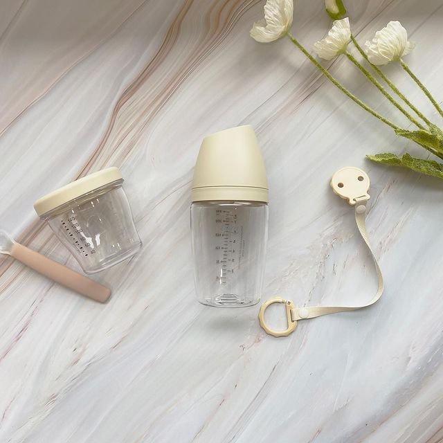 Bình sữa hạt gạo cho bé BABY BOTTLE chính hãng TGM - Made in Korea | Bình sữa Hàn Quốc chống sặc cho bé