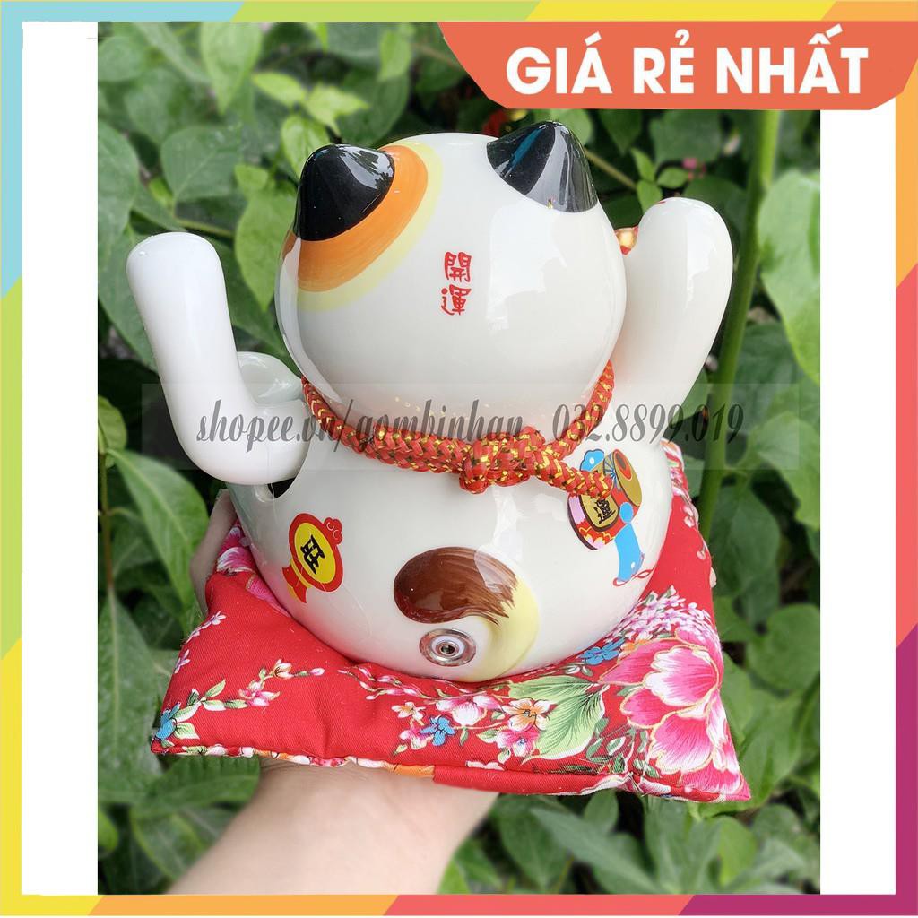 (GIÁ RẺ - SIÊU ĐẸP) Mèo thần tài CAO 16CM , mèo chiêu tài vẫy tay may mắn