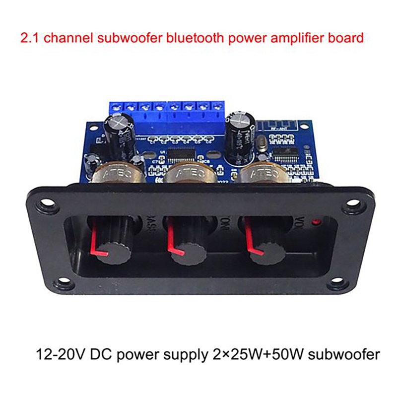 Bảng Mạch Khuếch Đại Âm Thanh 2.1 Kênh bluetooth 5.0 2x25w + 50w Chuyên Dụng