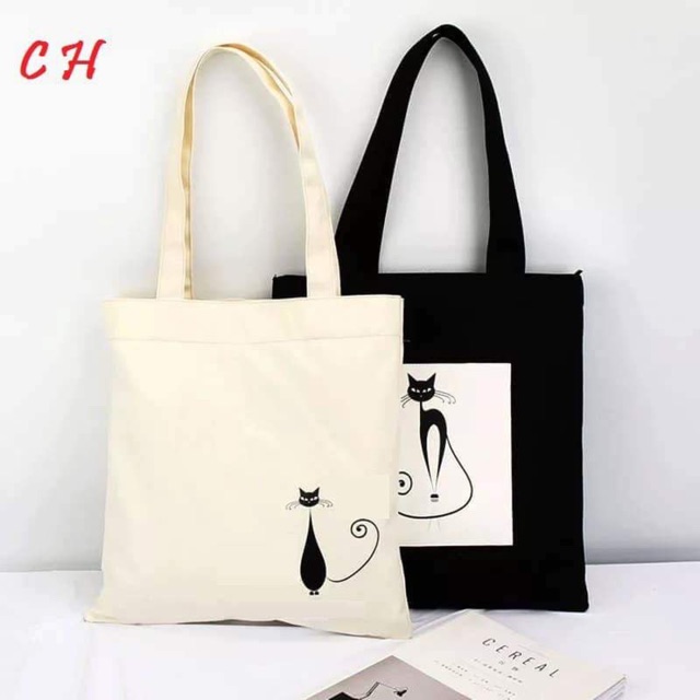 [Túi tote] Túi vải mèo nhỏ COH0519