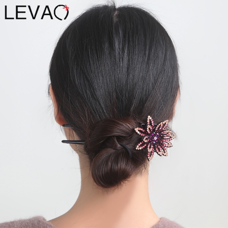 Trâm Cài Tóc Đính Đá Phong Cách Cổ Điển Cho Nữ