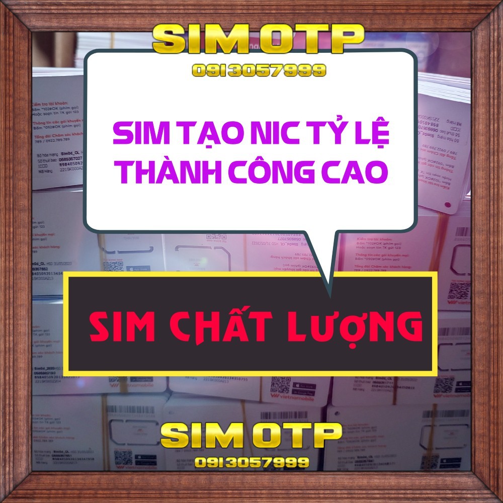 SIM Vietnam GIÁ RẺ TẠO TÀI KHOẢN