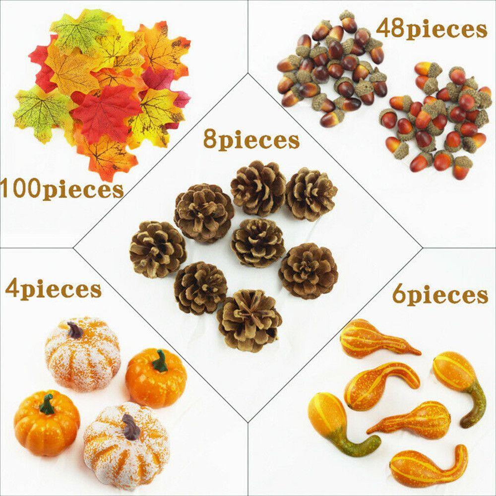 Set 50 / 166 Quả Bí Ngô Giả Dùng Trang Trí Halloween