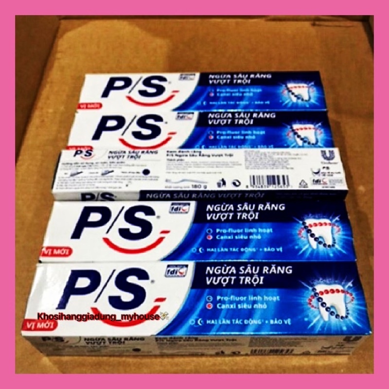 Kem đánh răng PS ngừa sâu răng vượt trội 110gr 180gr