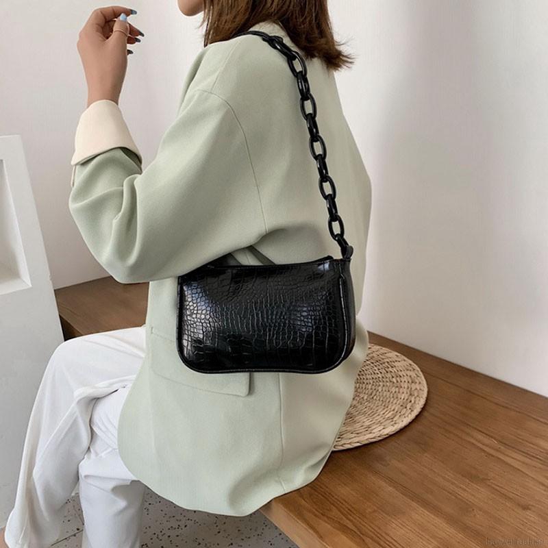 [Baywellfashion]Túi Đeo Vai Hoa Văn Da Cá Sấu Thời Trang Cá Tính túi xách nữ đẹp | BigBuy360 - bigbuy360.vn