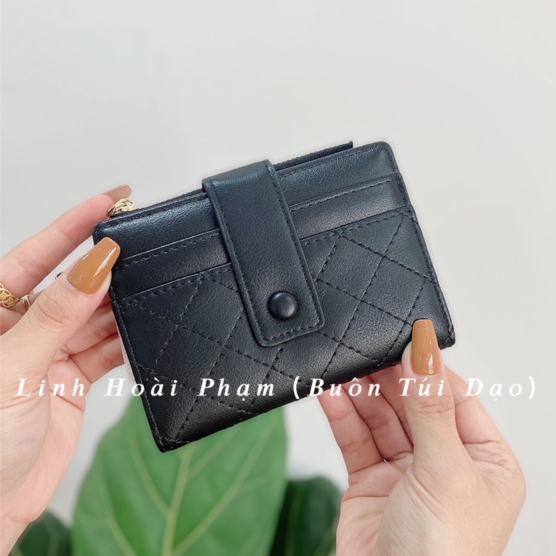 Ví nữ ngắn basic gấp 2 loại đẹp hàng đặt riêng