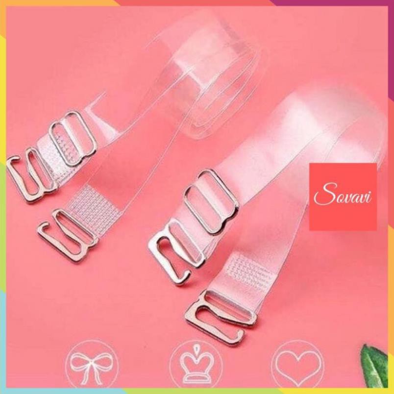 DÂY QUAI ÁO LÓT NGỰC TRONG SUỐT NHƯA DẺO SIÊU DAI SIÊU BỀN GIÁ SIÊU RẺ PK001-1