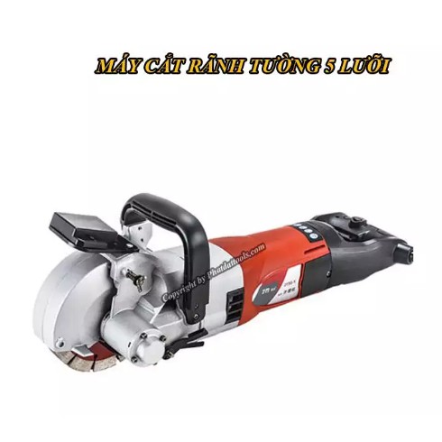 Máy cắt rãnh tường 5 lưỡi J150-1 ++ Tặng máy bơm chìm