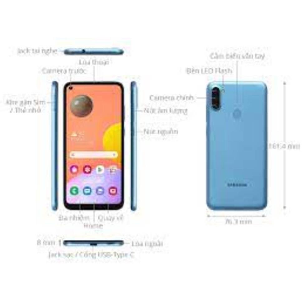 điện thoại Samsung Galaxy A11 Chính Hãng 2sim ram 3G rom 32G, Cấu hình Cao, cày Game nặng siêu mượt