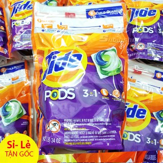 MẪU MỚI- Viên Giặt Tide Pods 3 In 1 loại 42 viên