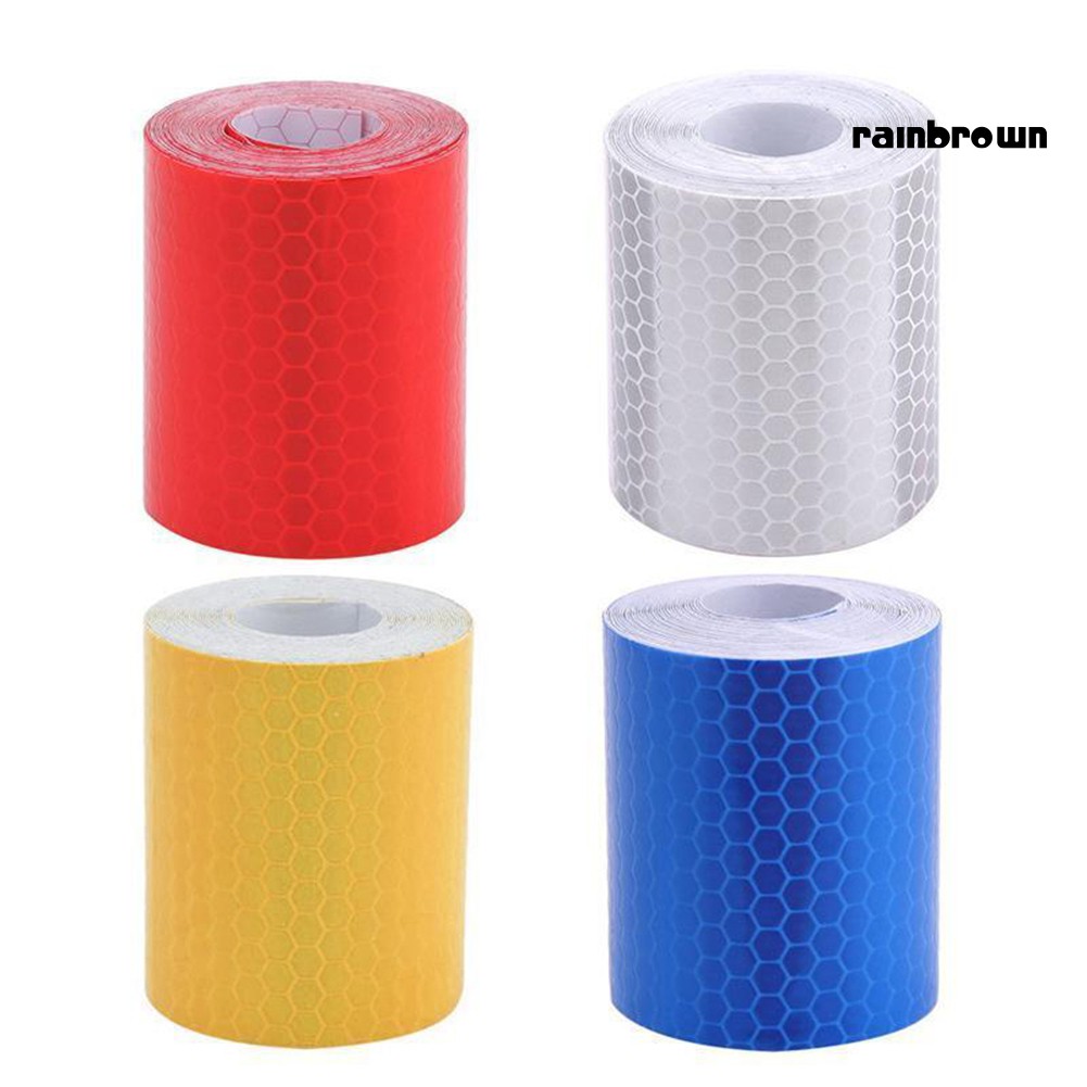 Cuộn băng dính phản quang 1m X 5cm cảnh báo an toàn thích hợp cho xe hơi