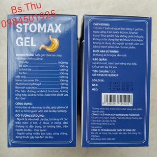 Stomax gel - hỗ trợ bảo vệ niêm mạc dạ dày, hộp 2 3