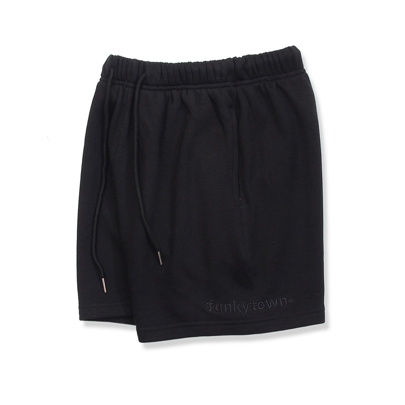 QUẦN SHORT ĐÙI NAM NỮ UNISEX MÀU ĐEN FUNKY SS2