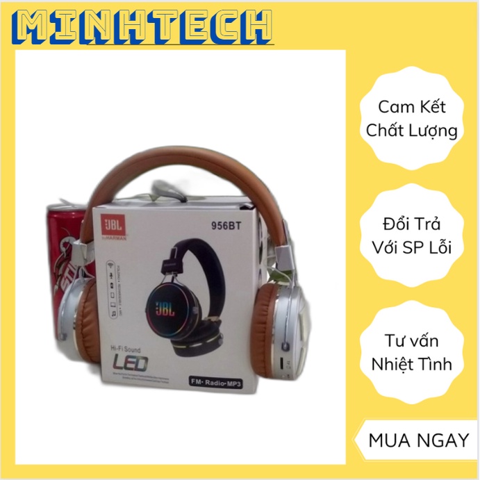 Tai Nghe Không Dây Headphone Bluetooth JBL 956bt Cao Cấp ⭐ Sản Phẩm Lọt Top 3 Tốt Nhất Tai Nghe Thế Giới
