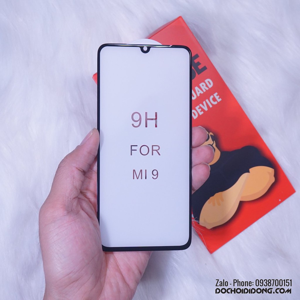 Miếng Dán Cường Lực Full Màn Hình Xiaomi Mi 9 Zacase Full Keo